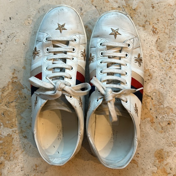 GUCCI NEW ACE CONVERTIBLE HEEL SNEAKER - Picture 3 of 8